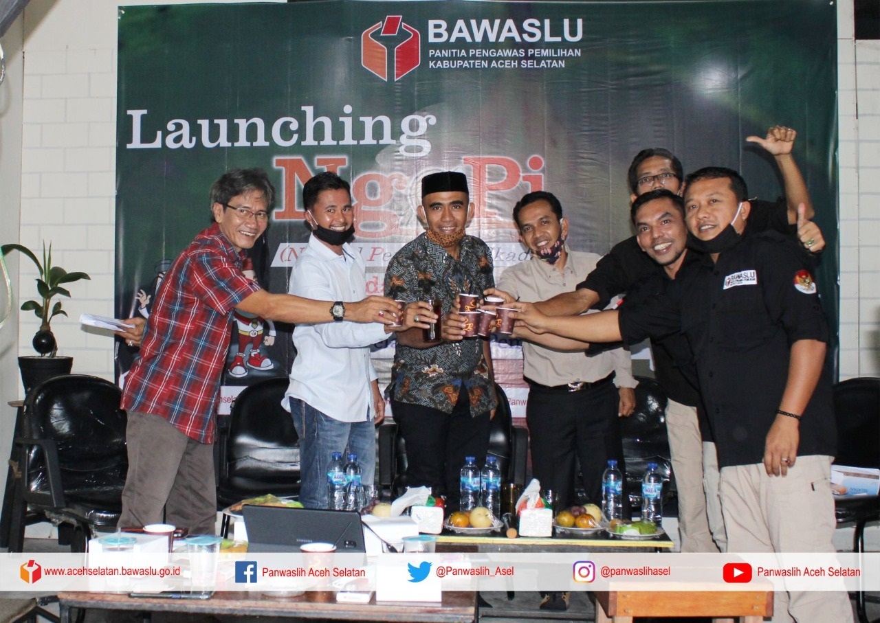 Panwaslih Aceh Selatan Launching "Ngopi"
