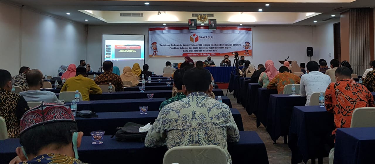 Jelang Pilkada, Panwaslih Aceh Sosialisasikan Perbawaslu Penyelesaian Sengketa