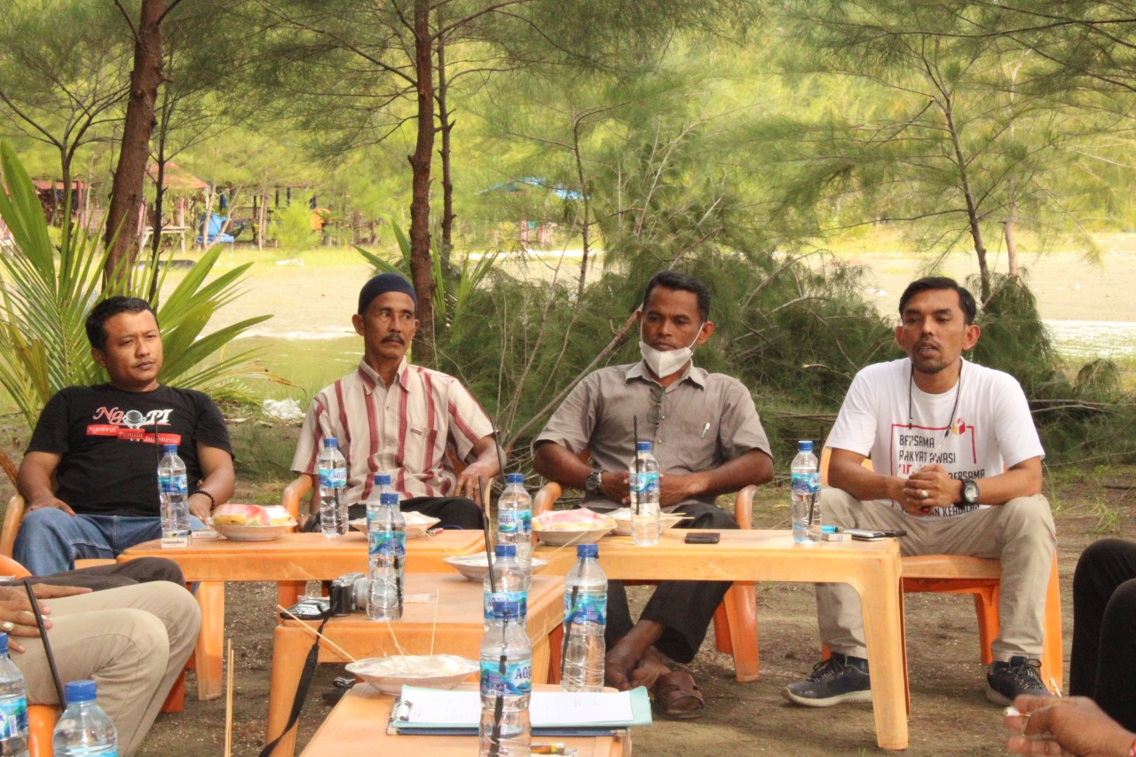 Panwaslih Aceh Selatan lakukan Musyawarah Dengan Perangkat Gampong Ujung Batee