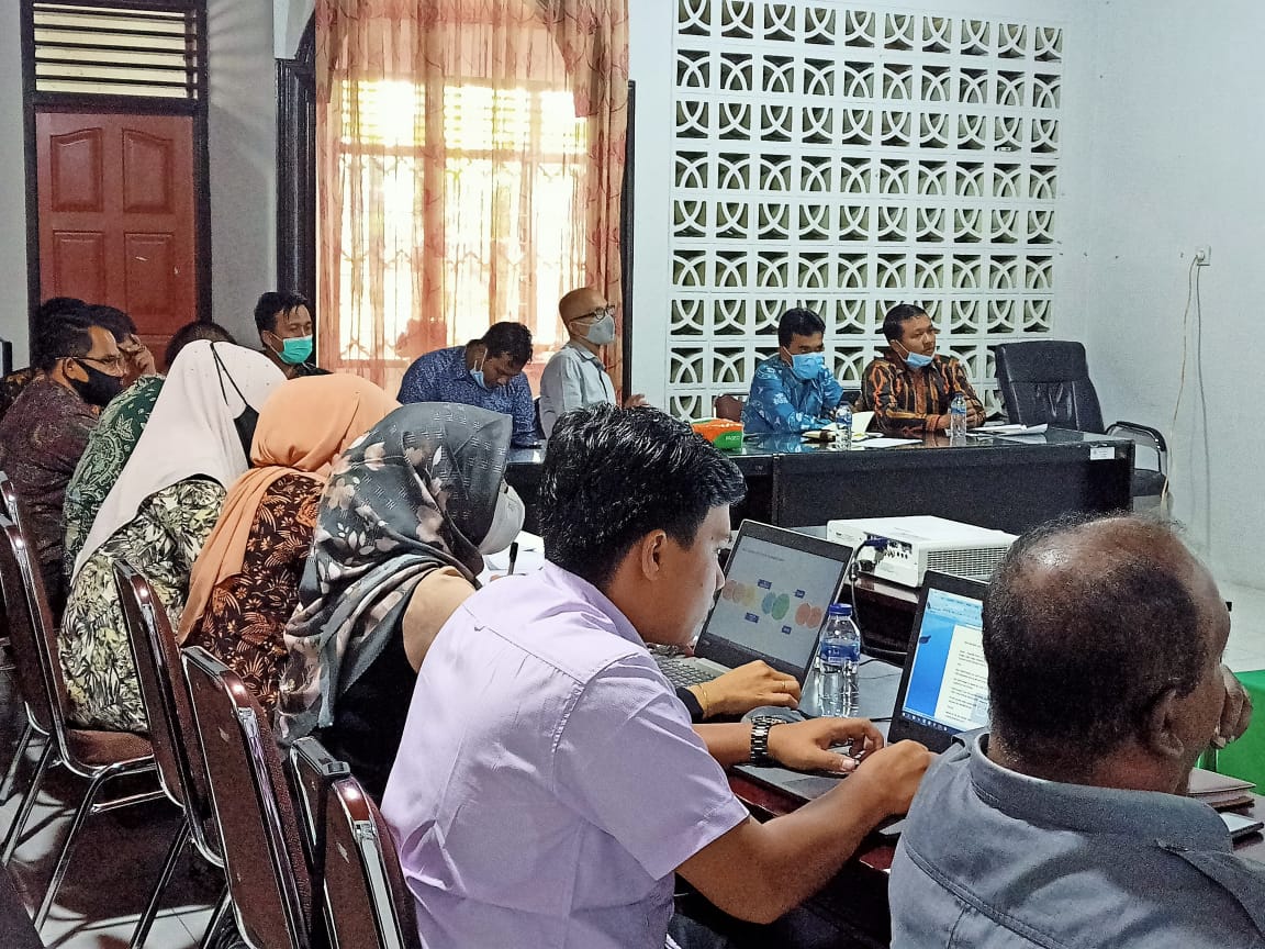 Koordiv SDM Panwaslih Aceh Selatan Hadiri Rapat Teknis Pelaksanaan Rencana Kerja Tahap Empat