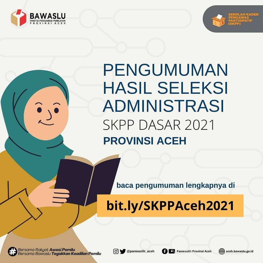 Pengumuman Seleksi Administrasi Pendaftar SKPP Tahun 2021