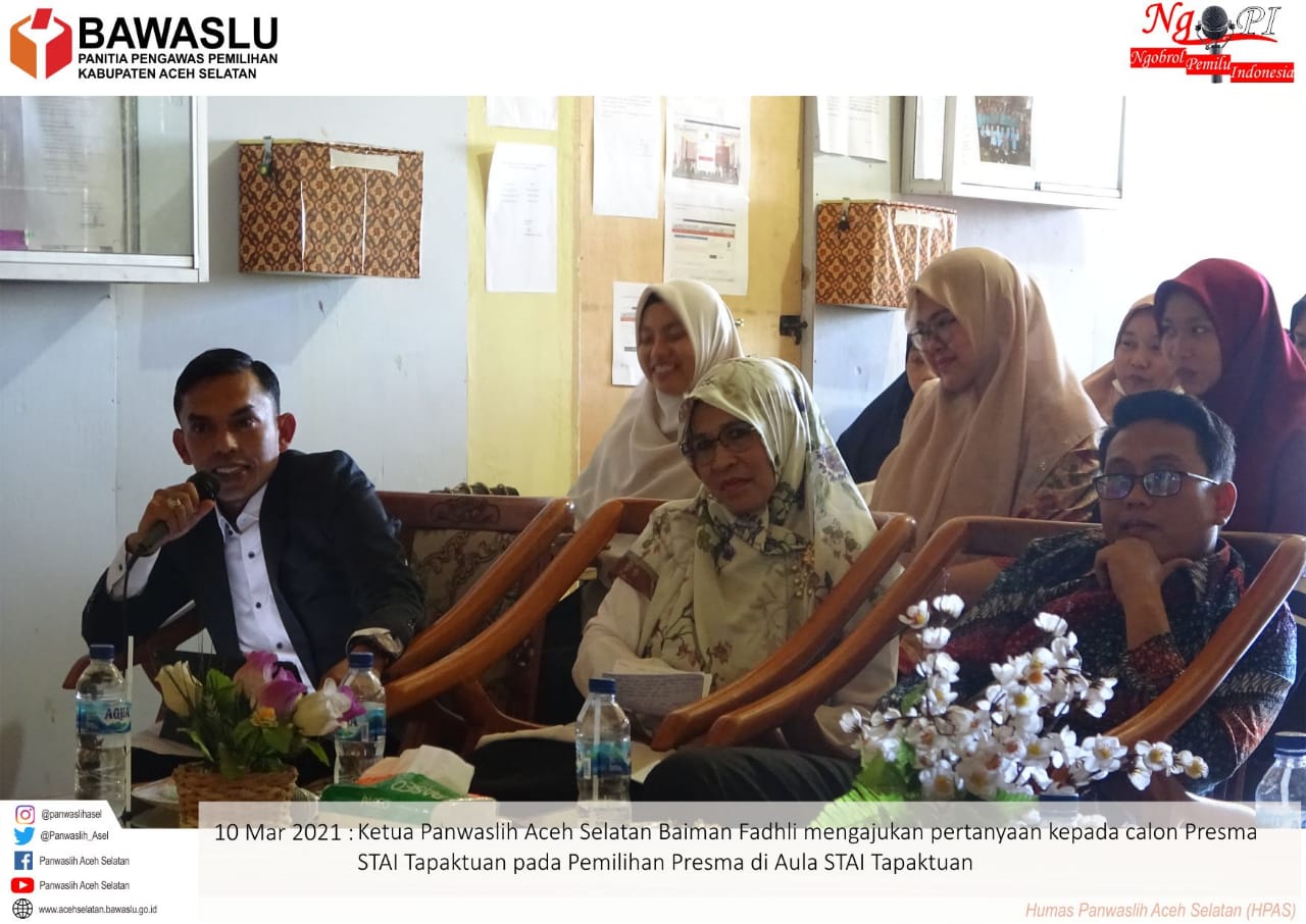 Panwaslih Aceh Selatan Terus Bertransformasi dan Berinovasi di Dunia Kampus