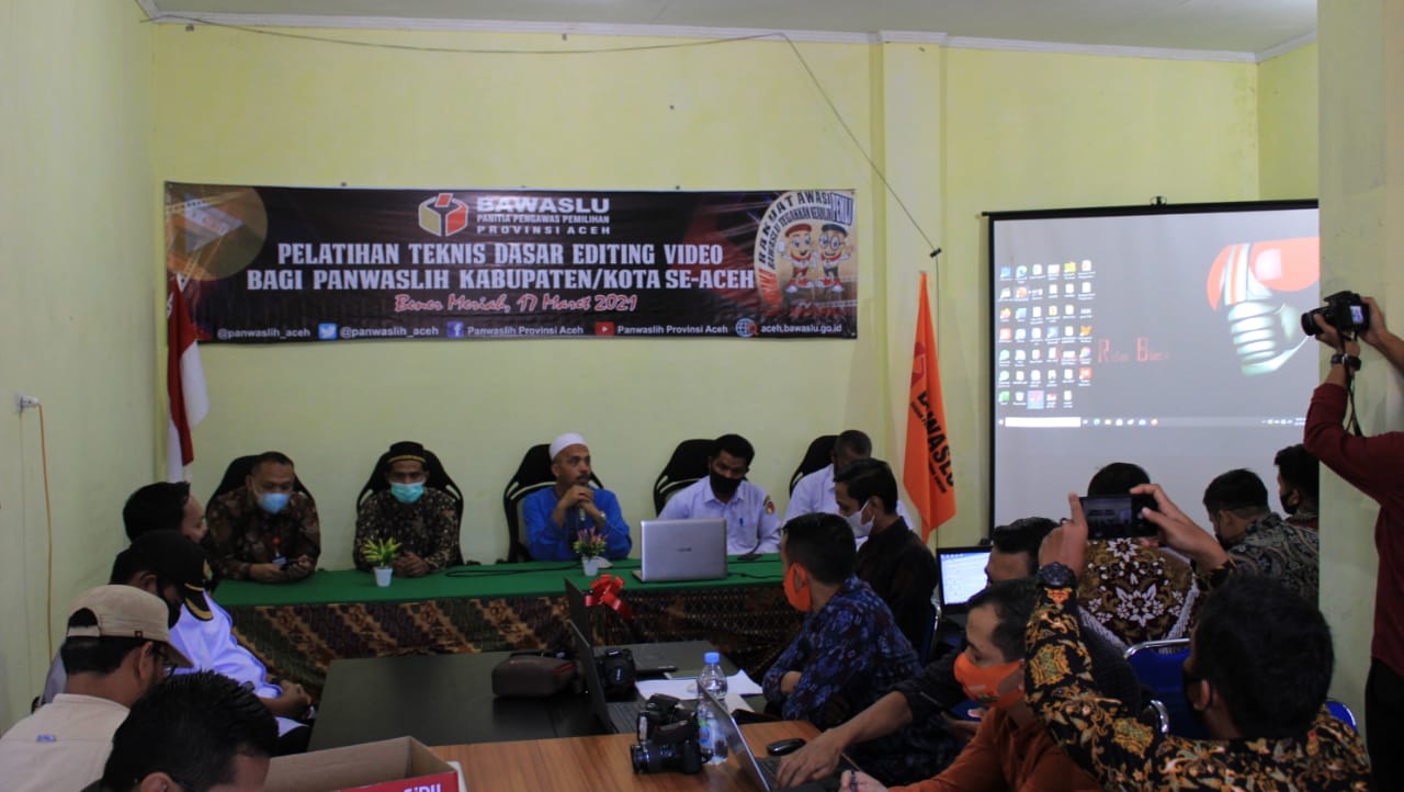 Perkuat Informasi Digital, Panwaslih Aceh Latih Jajaran di Kabupaten/kota