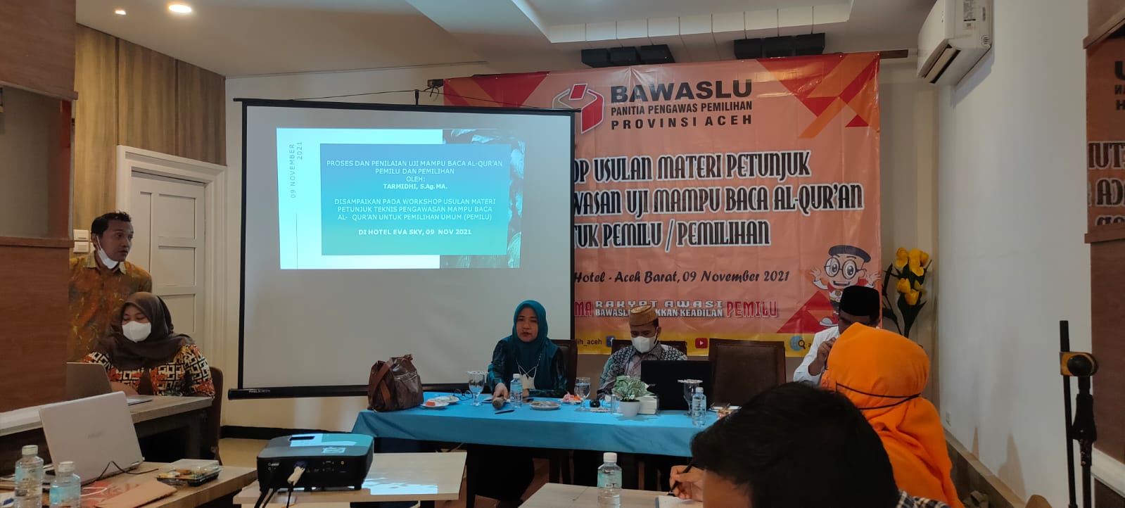 Panwaslih Aceh Susun Juknis Pengawasan Uji Baca Al-Qur'an Bagi Calon Peserta Pemilu dan Pemilihan