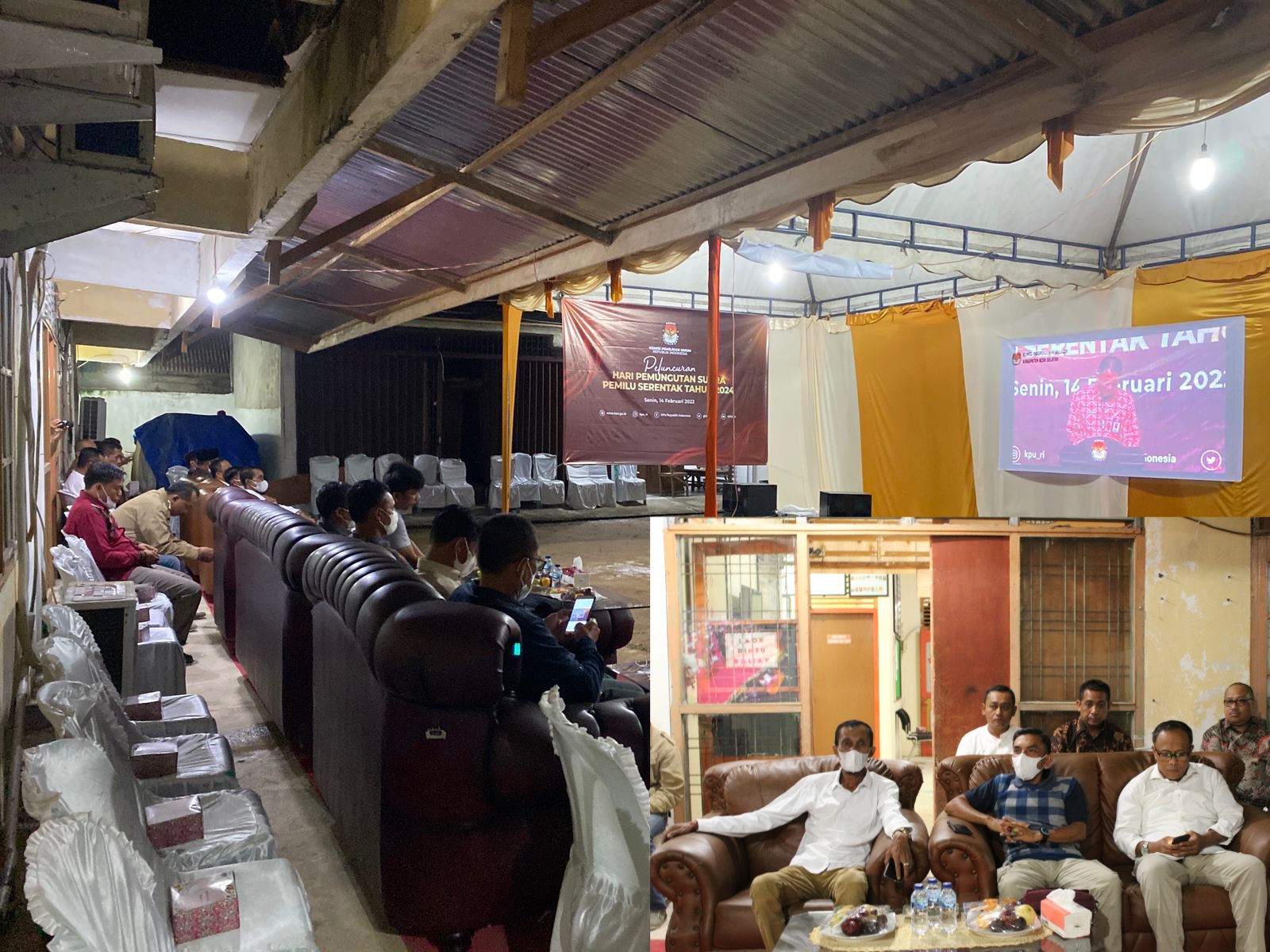 Ketua Panwaslih Aceh Selatan Saksikan Peluncuran Hari Pemungutan Suara Pemilu 2024