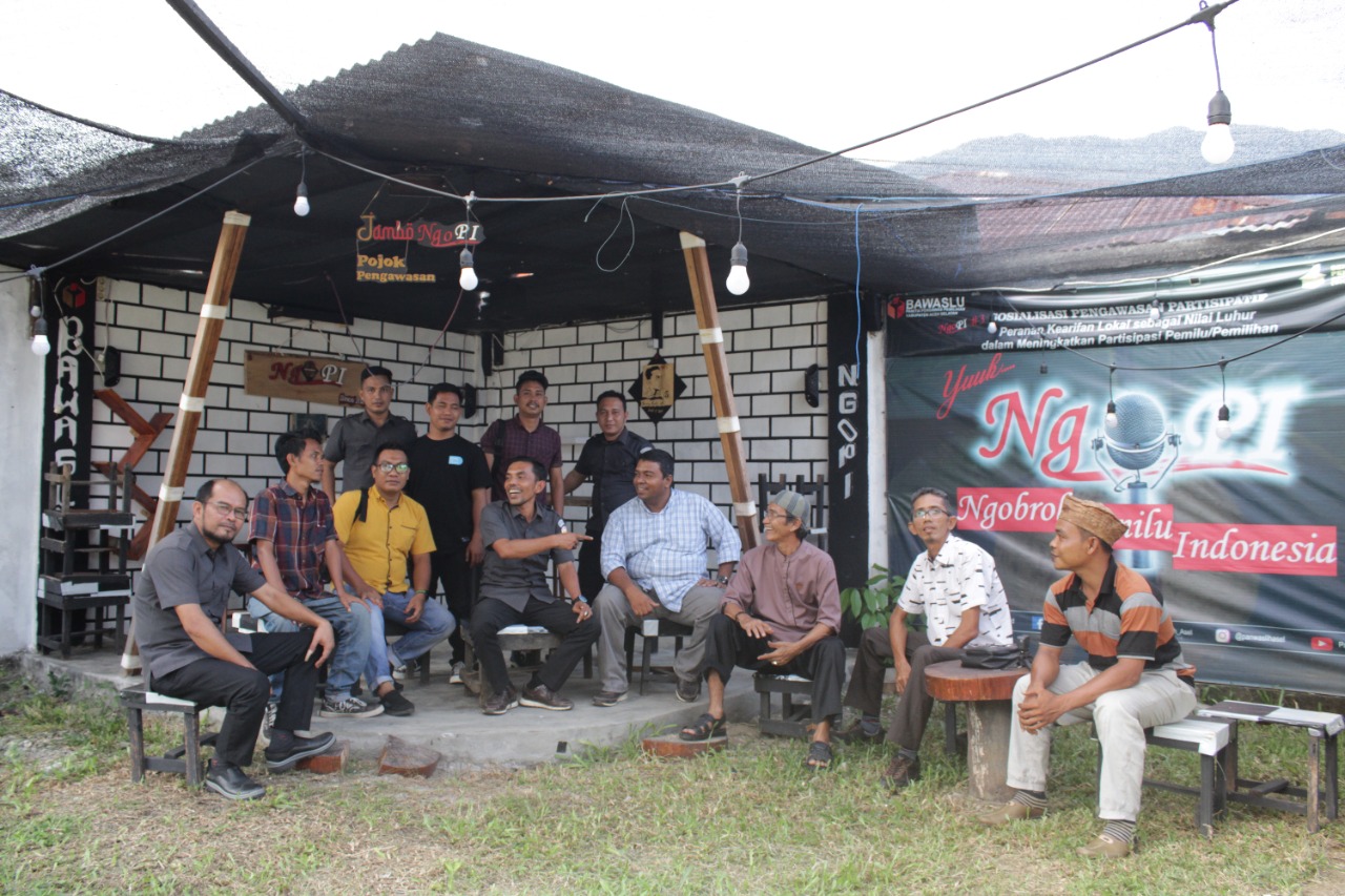 Panwaslih Aceh Selatan Menggelar Diskusi NgoPI (Ngobrol Pemilu Indonesia) Bersama Insan Pers
