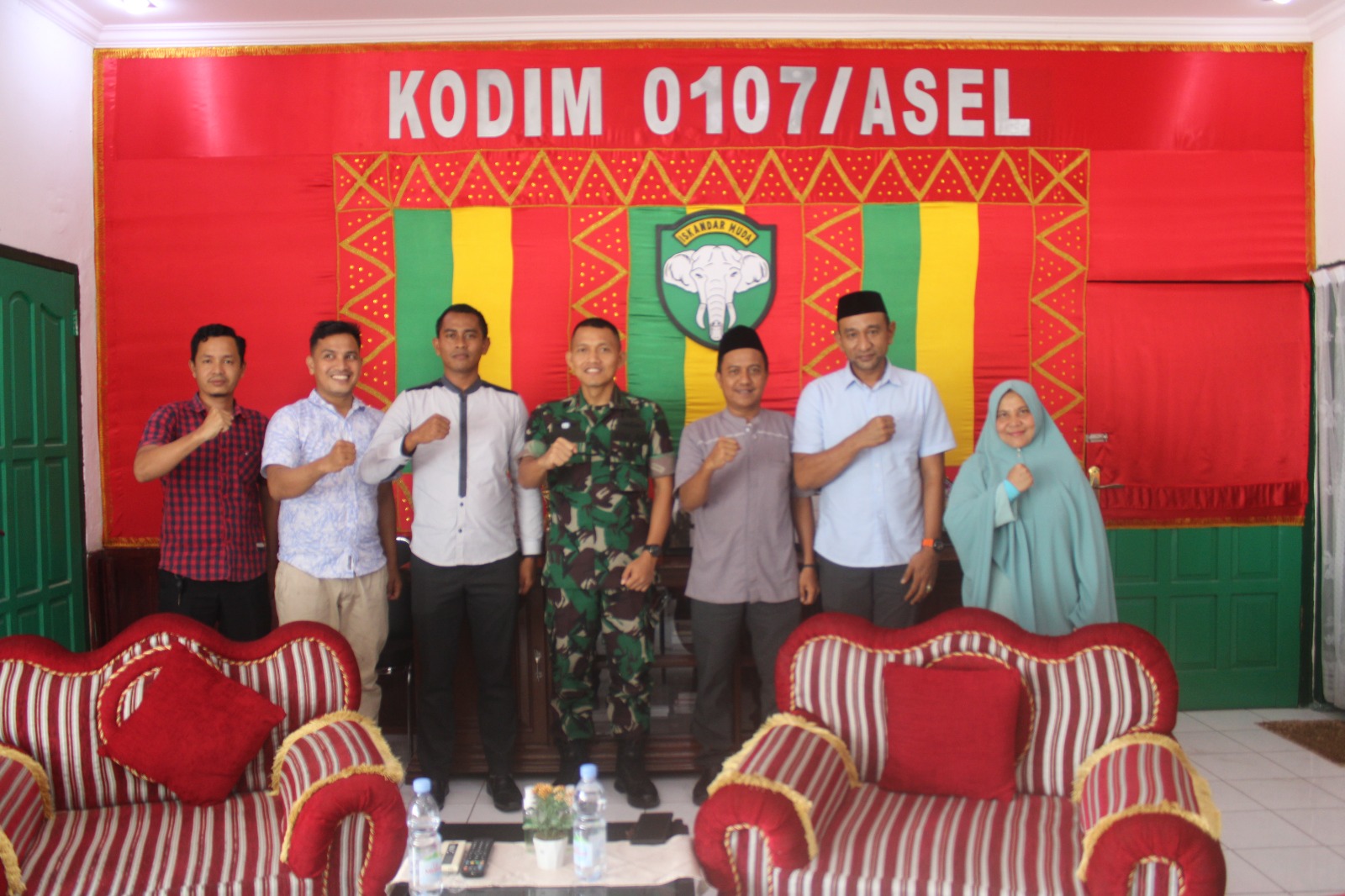 Jumpai Dandim, Panwaslih Aceh Selatan Minta Dukungan Keamanan Pemilu 2024