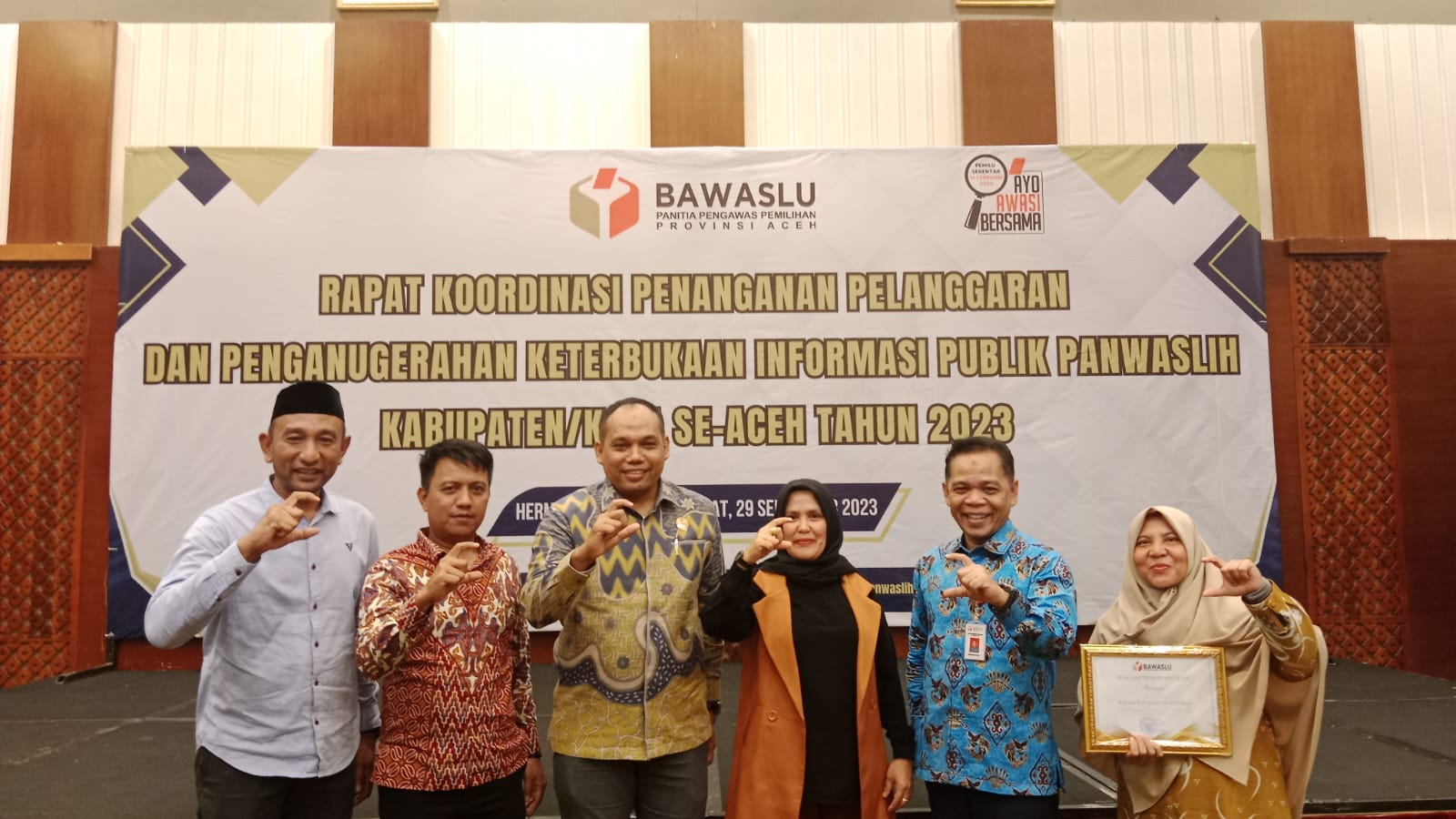 Panwaslih Aceh Selatan Masuk Kategori Lembaga Informatif