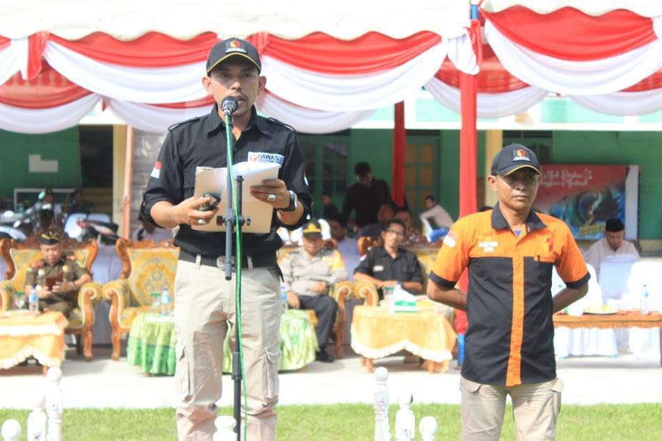 Bawaslu Aceh Selatan Gelar Apel Gabungan Siaga Pengawasan Masa Tenang Pemilu
