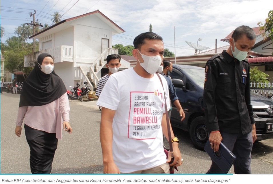 Panwaslih Aceh Selatan "gandeng" KIP Lakukan Uji Petik DPB Tahun 2021
