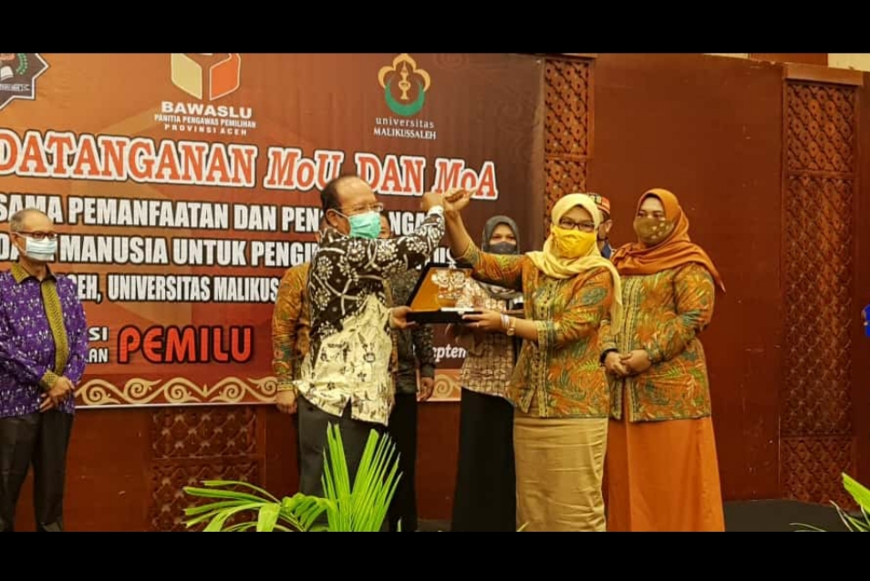 Panwaslih Aceh Tandatangani MoU dan MoA Dengan Universitas Malikussaleh dan Universitas Teuku Umar