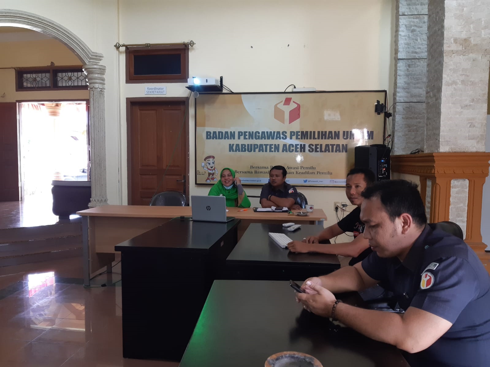 Rapat Daring Evaluasi Dukungan Pendanaan Persiapan Pilkada 2024