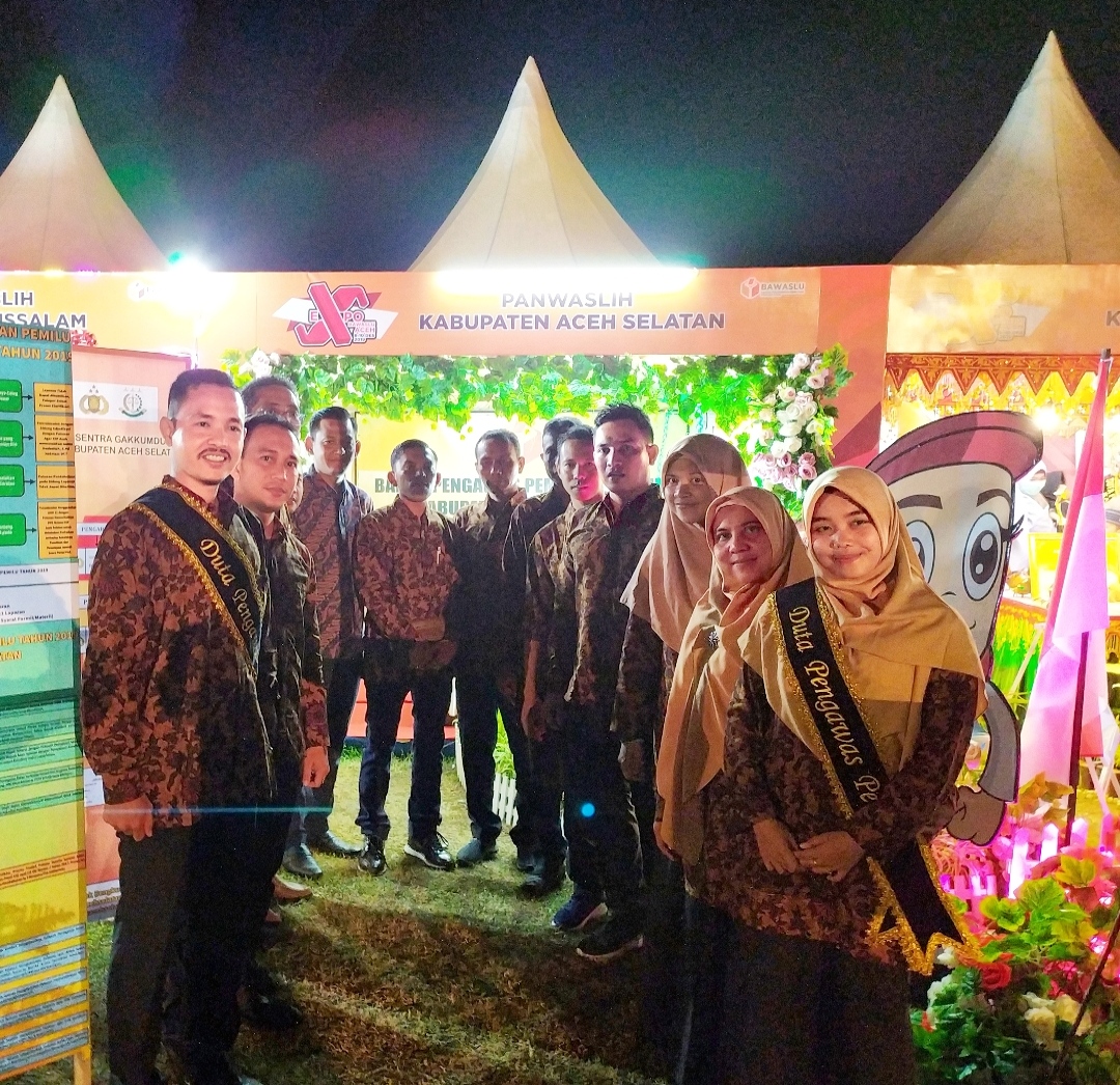 Panwaslih Kabupaten Aceh Selatan Mengikuti Expo Bawaslu Aceh 2019