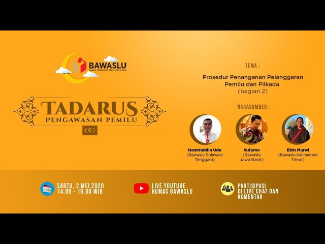 TADARUS PENGAWASAN PEMILU (6)