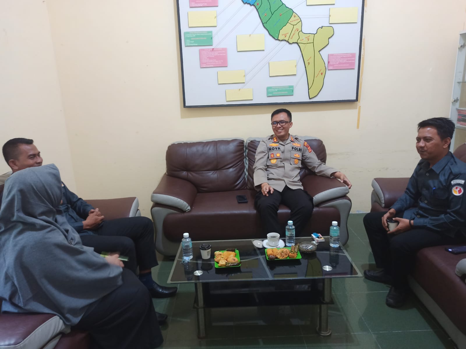 Panwaslih Aceh Selatan Terima Kunjungan Kapolres Aceh Selatan