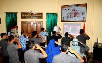 Siasati Pandemi Covid-19, Panwaslih Aceh Selatan lakukan Upacara Peringatan HUT Republik Indonesia secara Virtual