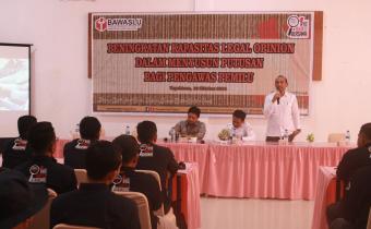 Panwaslih Aceh Selatan Dorong Panwascam Tingkatkan Pemahaman Penyelesaian Sengketa Antar Peserta Pemilu