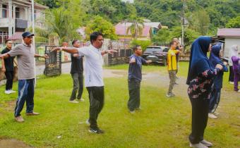 Jaga Kesehatan Pengawas, Panwaslih Aceh Selatan Gelar Senam Sehat Pagi Jum'at