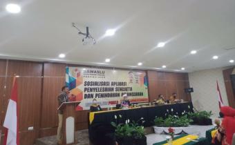 Panwaslih Aceh Selatan Ikuti Kegiatan Sosialisasi Aplikasi Penyelesaian Sengketa dan Penindakan Pelanggaran