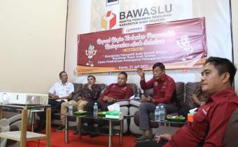 Panwaslih Aceh Selatan Gelar Rakertas dengan Polres Aceh Selatan