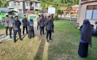 Jaga Kedisiplinan, Panwaslih Aceh Selatan Rutin Laksanakan Apel