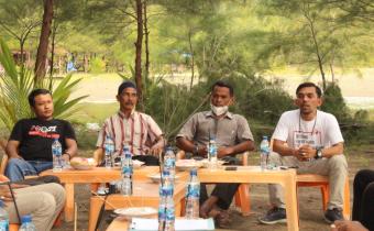 Panwaslih Aceh Selatan lakukan Musyawarah Dengan Perangkat Gampong Ujung Batee