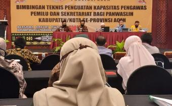 Panwaslih Aceh Selatan Ikuti Bimtek Penguatan Kapasitas Pengawas Pemilu