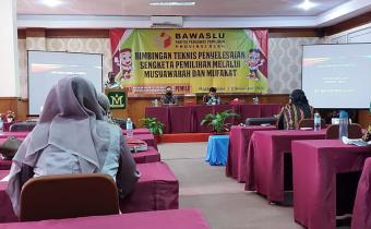 Pertajam Jajaran Pengawas, Panwaslih Aceh Gelar Bimtek Penyelesaian Sengketa Melalui Musyawarah dan Mufakat