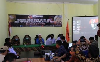 Perkuat Informasi Digital, Panwaslih Aceh Latih Jajaran di Kabupaten/kota