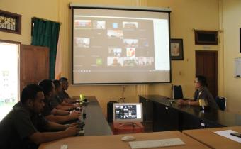 Panwaslih Aceh Gelar Rapat Daring Koordinasi Pelaksanaan Tugas Jajaran Staf Kabupaten/kota Tahun 2022