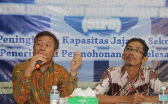 Sosialisasi Penggunaan SIPS, Naidi Faisal : Semua Jajaran Terlibat Penyelesaian Sengketa Proses