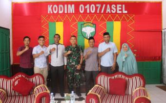 Jumpai Dandim, Panwaslih Aceh Selatan Minta Dukungan Keamanan Pemilu 2024