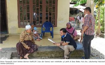 157 Orang Penambahan Data DPB Periode Agustus 2021 Dilakukan Uji Petik Oleh Panwaslih Aceh Selatan