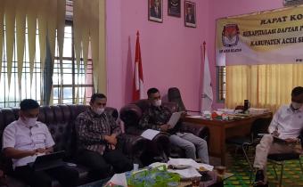 Rakor DPB, Panwaslih Aceh Selatan Sampaikan Rekomendasi Kepada KIP