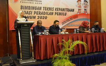 Lakukan Bimtek Kepaniteraan, Panwaslih Provinsi Aceh bertekat mewujudkan peradilan yang professional