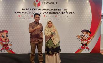 Ketua dan Korsek Panwaslih Aceh Selatan Hadiri Raker Bawaslu di Jakarta