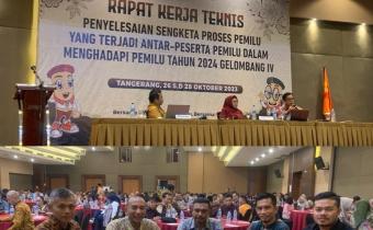 Koordiv P3S dan Staf Panwaslih Aceh Selatan Hadiri Rakernis PSAP di Banten