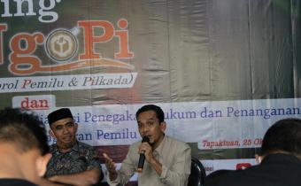 NgoPi perdana, Panwaslih Aceh Selatan hadirkan Fahrul Riza Yusuf dan Fajrain Zain