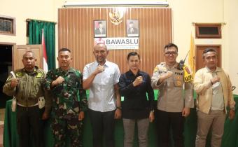 Panwaslih Terima Kunjungan Patroli Gabungan Polres Aceh Selatan